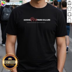 Nice 100 G Protein Exclusive Club T-Shirt for fitness enthusiasts who prioritize protein intake and muscle growth.