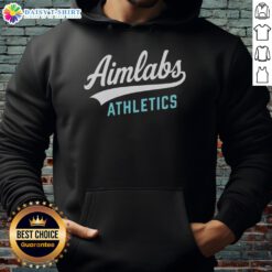 Nice Aimlabs Athletics Logo Hoodie featuring a stylish design and vibrant colors, perfect for gamers and sports enthusiasts.