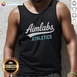 Nice Aimlabs Athletics logo tank top featuring a sleek design, perfect for workouts and casual wear.