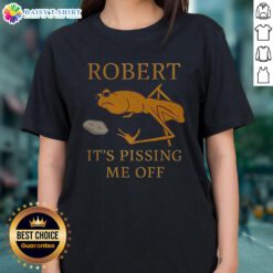 Nice Marcus the Worm Robert It's Pissing Me Off Ladies Tee with vibrant graphic design and comfortable fit for casual wear.