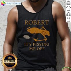 Nice Marcus the Worm tank top featuring 'It's Pissing Me Off' graphic, perfect for casual wear and worm enthusiasts.