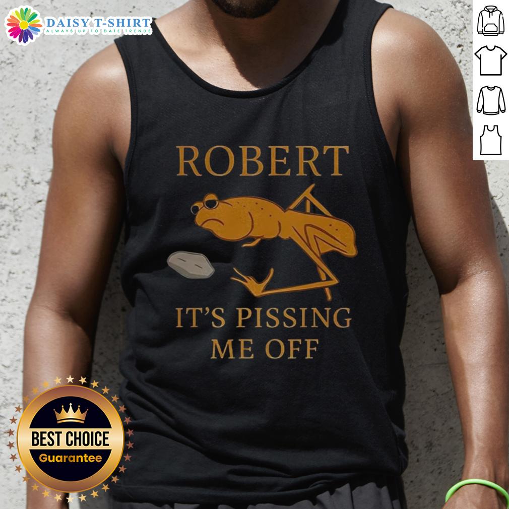 Nice Marcus the Worm tank top featuring 'It's Pissing Me Off' graphic, perfect for casual wear and worm enthusiasts.