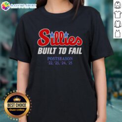 Nice Sillies Built to Fail ladies tee featuring a playful design, perfect for casual wear and making a statement.