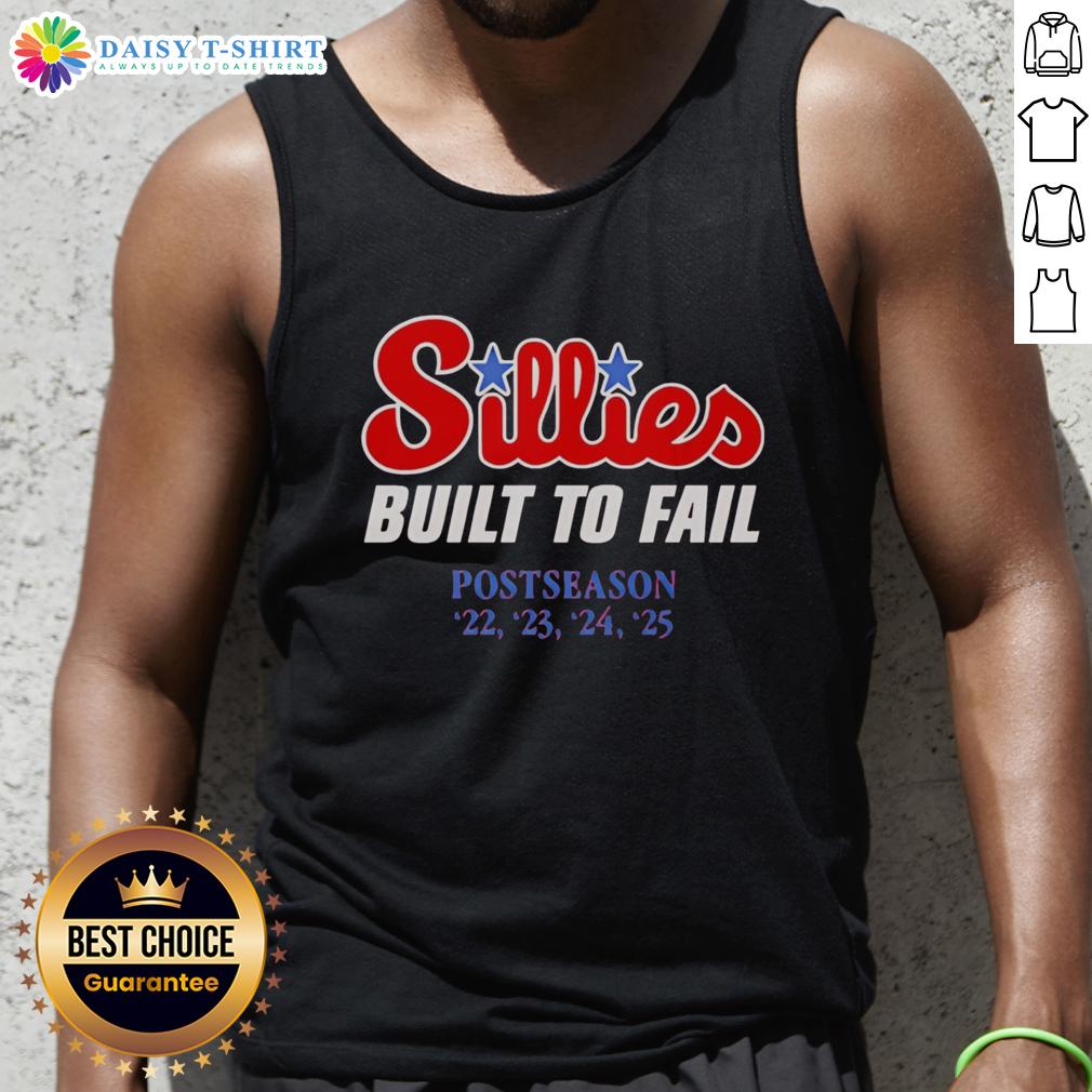 Nice Sillies Built to Fail tank top featuring a playful design, perfect for casual wear and expressing individuality.