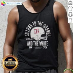 1975 Lonestar Tank Top featuring the Texas A&M Aggie War Hymn design, perfect for Aggies and sports fans.