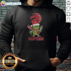 Alt Text: Toronto Raptors Christmas Grinch Santa Hat hoodie for the holidays 2025, perfect for fans and festive cheer.