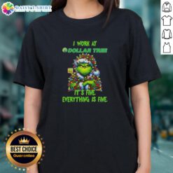 Official Grinch Christmas Tree tee from Dollar Tree, perfect for festive holiday cheer and Grinch fans.