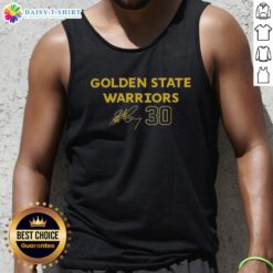 Official Stephen Curry Royal Golden State Warriors 30 Tank Top featuring vibrant team colors and player details.