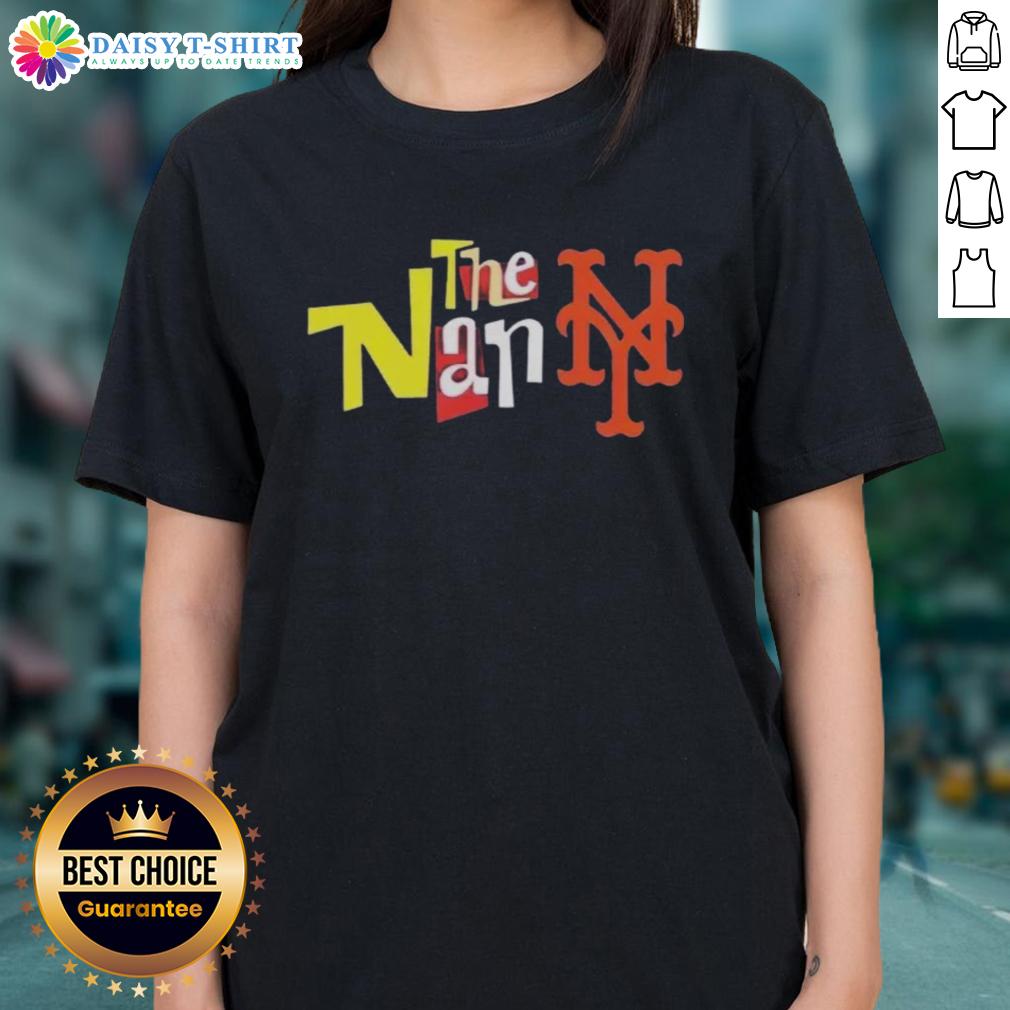 Official The Nanny New York Mets ladies tee featuring a stylish design for female fans of the iconic show.