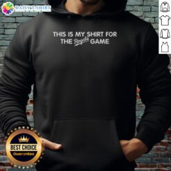Official This Is My Shirt For The Royals Game hoodie featuring a stylish design, perfect for baseball fans.
