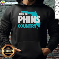 Alt Text: Official This Is Phins Country Hoodie in vibrant colors, showcasing team spirit and comfort for fans of the Miami Dolphins.