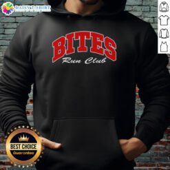 Original Bites Run Club Volume Hoodie in vibrant colors, perfect for running and casual wear, showcasing comfort and style.