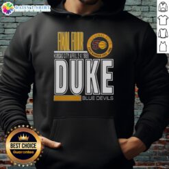 Alt Text: Vintage 1988 Duke University Blue Devils hoodie in Kansas City, showcasing iconic blue and white team colors.