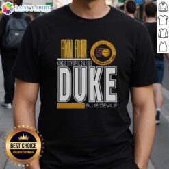Alt Text: Vintage 1988 Duke University Blue Devils t-shirt featuring iconic Kansas City design, perfect for collectors and fans.