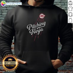 Premium Pitching Ninja Los Angeles Dodgers hoodie showcasing stylish design and team logo for fans and collectors.