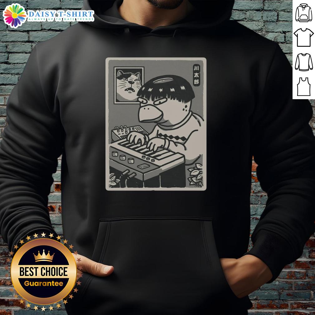 Alt Text: Pretty Yokai Synths Japanese Retro Hoodie featuring vibrant designs inspired by traditional Japanese folklore.