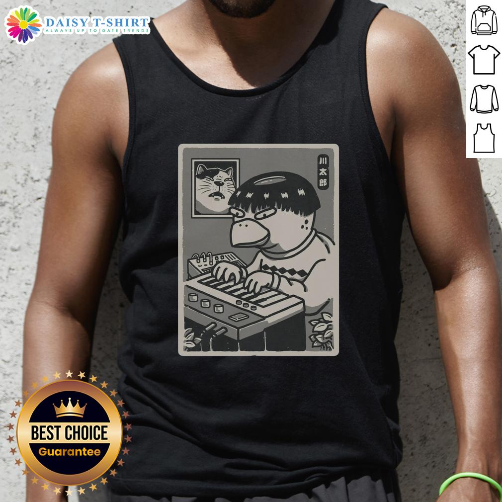 Colorful Pretty Yokai Synths Japanese retro tank top featuring vibrant designs and a stylish fit for casual wear.