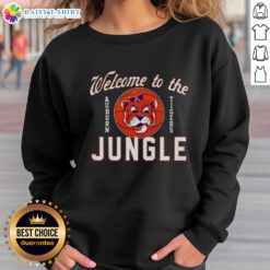 Top Auburn Tigers Welcome to the Jungle sweatshirt featuring vibrant team colors and logo, perfect for game day wear.