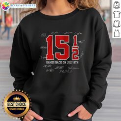 Top Games July 8th Cleveland Baseball Signature Sweatshirt featuring team colors and logo for fans.