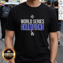 Alt Text: Top Los Angeles Dodgers World Series Champions 2025 T-Shirt featuring bold graphics and vibrant team colors.
