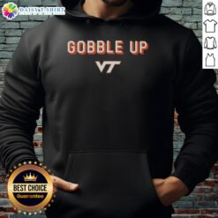 Alt Text: Top Virginia Tech Hokies Gobble Up VT hoodie in maroon with logo, perfect for fans and game day attire.