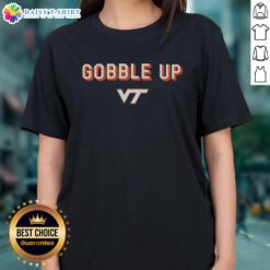 Virginia Tech Hokies ladies tee featuring vibrant colors and team logo, perfect for fans supporting VT.