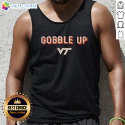 Top Virginia Tech Hokies Gobble Up VT tank top featuring vibrant colors and stylish design for fans and athletes.