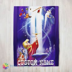Awesome Cute Disney The Sword In The Stone Legendary Blanket Fleece Customized Blanket