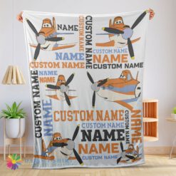 Hot Cute Top Cute Disney Dusty Crophopper Blanket Fleece Customized Blanket