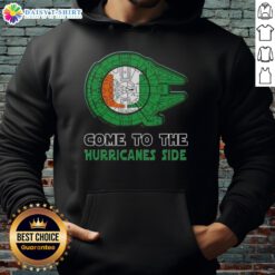 Nice Star Wars Come To The Miami Hurricanes Side Hoodie showcasing vibrant design and team spirit for fans.