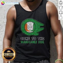 Stylish Miami Hurricanes tank top featuring a unique Star Wars design, perfect for fans and warm-weather wear.