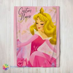 Perfect Cute Disney Sleeping Beauty Aurora Princess Blanket Fleece Customized Blanket