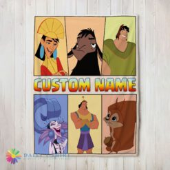 Perfect Cute Disney The Emperor's New Groove Blanket Fleece Customized Blanket