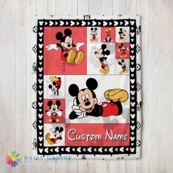 Perfect Disney Cartoon Mickey Mouse Blanket Fleece Customized Blanket