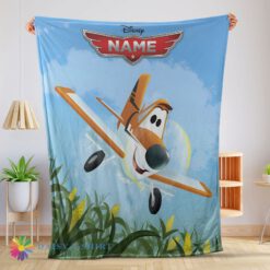 Perfect Disney Planes Movie Dusty Crophopper Blanket Fleece Customized Blanket