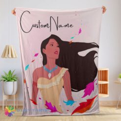 Perfect Disney Pocahontas Blanket Fleece Customized Blanket