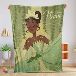 Perfect Disney Princess Tiana Blanket Fleece Customized Blanket