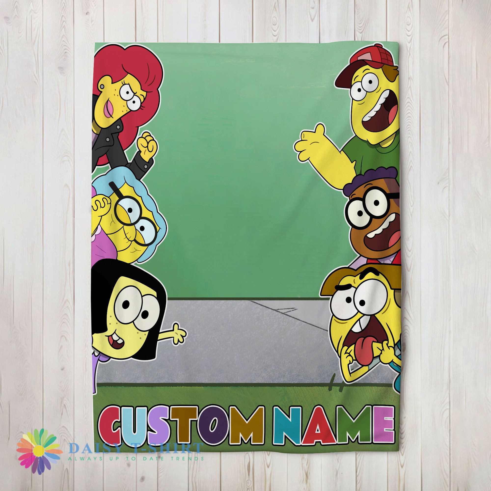 Premium Hot Disney Big City Greens Peeking Family Blanket Fleece Customized Blanket-mk-01 (2)