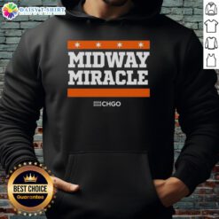 Awesome Chicago Bears Midway Miracle Hoodie featuring vibrant team colors and bold graphics for fans and collectors.