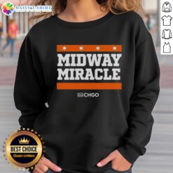 Awesome Chicago Bears Midway Miracle Sweatshirt featuring bold graphics and a cozy design for fans of the team.