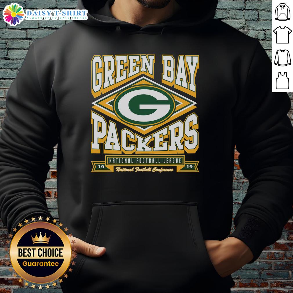 Alt Text: Awesome Green Bay Packers heater hoodie featuring a vibrant design, ideal for fans to stay warm during games.