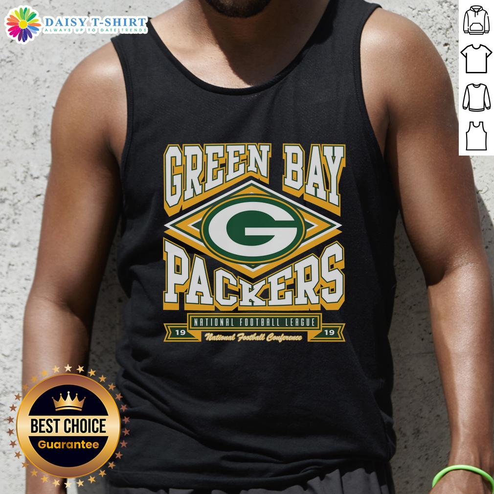 Alt Text: Awesome Green Bay Packers heater tank top featuring team colors and logo, perfect for game day or casual wear.