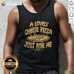 Awesome Home Alone Cheese Pizza Tank Top for Me, featuring fun pizza graphics and vibrant colors, perfect for fans.