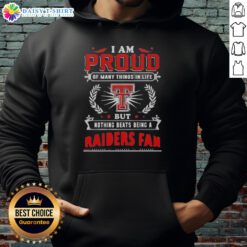 Texas Tech Red Raiders fan hoodie with proud slogan, showcasing team spirit and loyalty for Texas Tech supporters.