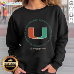 Awesome Miami Hurricanes Drive sweatshirt featuring bold graphics for fans, perfect for the 2025-26 CFP season.