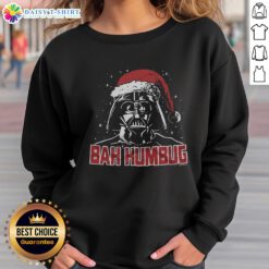 Awesome Star Wars Darth Vader Bah Humbug sweatshirt featuring a festive design perfect for holiday fans.