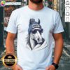 Good Indianapolis Colts mascot wearing a beanie and sunglasses t-shirt, showcasing team spirit and style.