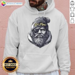 Las Vegas Raiders mascot wearing a beanie and sunglasses, showcasing team spirit in a stylish hoodie.
