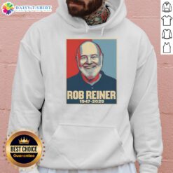Good Rest In Peace Rob Reiner 1947-2025 Retro Hoodie in stylish design, honoring the late actor's legacy