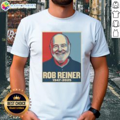 Good Rest In Peace Rob Reiner 1947-2025 retro t-shirt featuring a vintage design, perfect for fans and collectors.